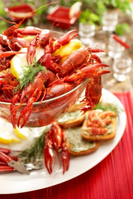 Crayfish party в ресторане Scandinavia