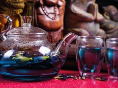 Синий тайский чай в Roni