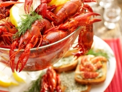 Crayfish party в ресторане Scandinavia